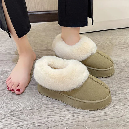 New Warm Casual Short Plush Fur Ankle Sporty Comfortable Snow Boot