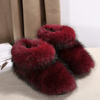 High Over-the-knee Fur Fashion Wool-like Plus Velvet Snow Boot