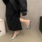 Chunky Transparent PVC Summer Stylish  New High Low Heel Pumps