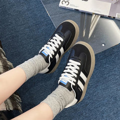 Niche retro German training shoes for women ins fashion breathable casual shoes 2024 summer new soft sole