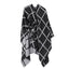 Best-selling Side-tied Plaid Split Cape Warm Cross-border Scarf