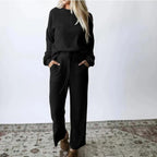 Cozy Comfortable Relaxed Stylish Soft Fashionable Classic Knit Suit