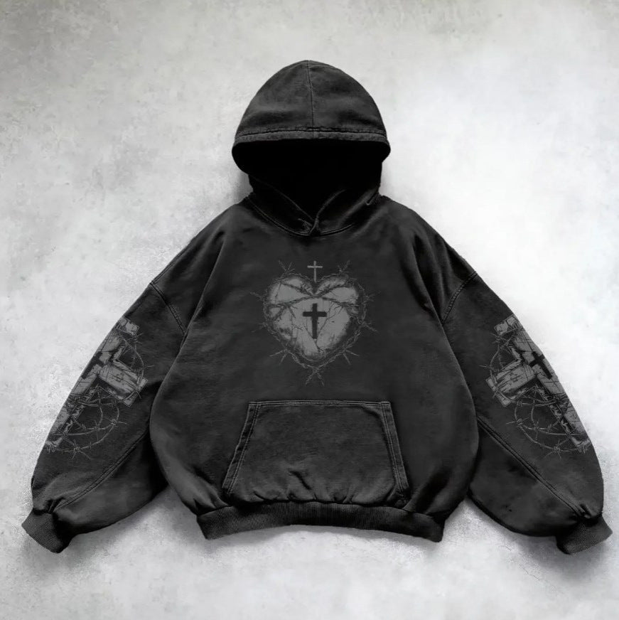 Street Style Gothic Hoodie Secondary image