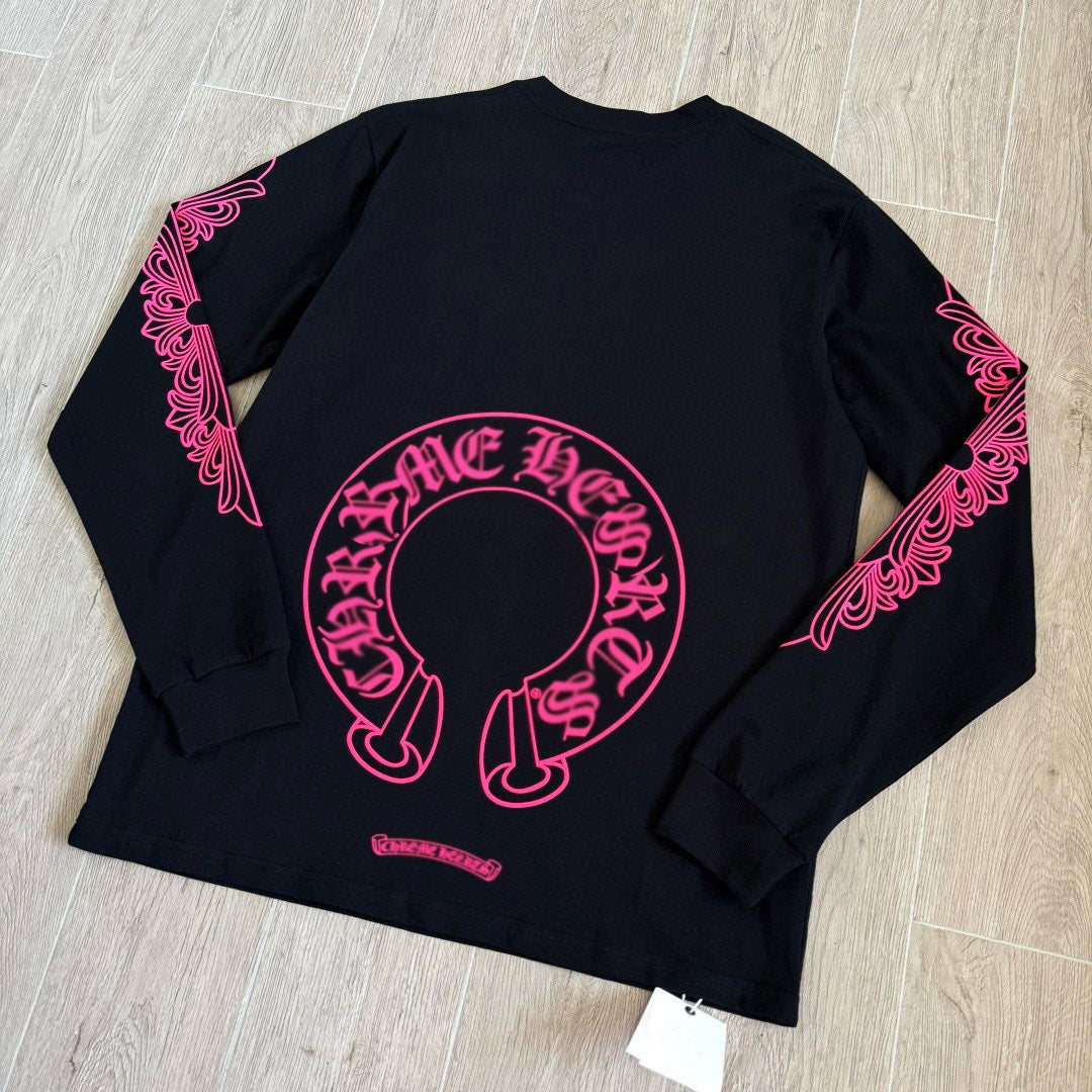 Vintage Botanical Print Long Sleeve Top Main image