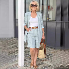 Fashionable Casual Chic Comfortable Relaxed Soft Trendy Knit Fall Suit