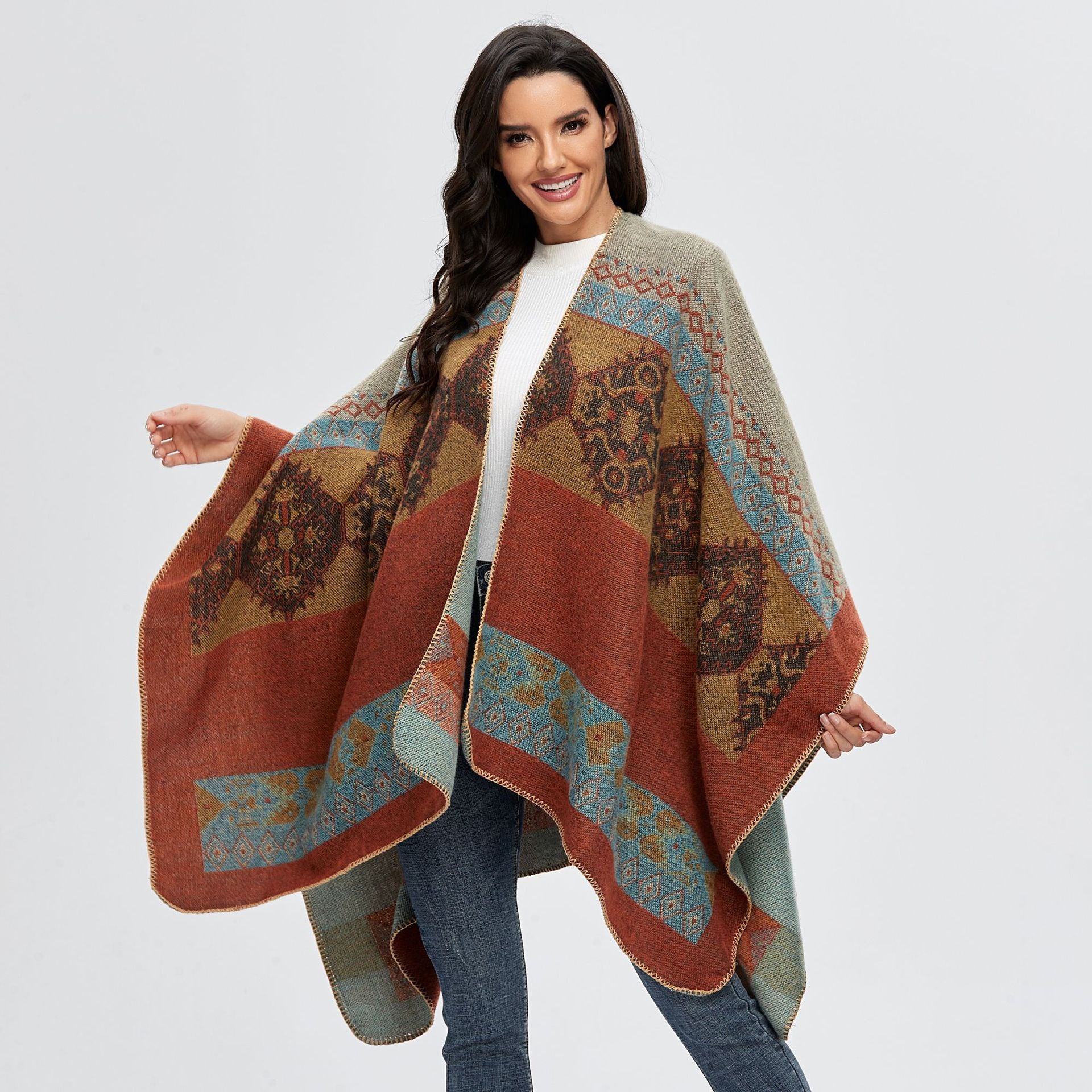 Fashionable Versatile Vintage Retro Spring Scarf Main image