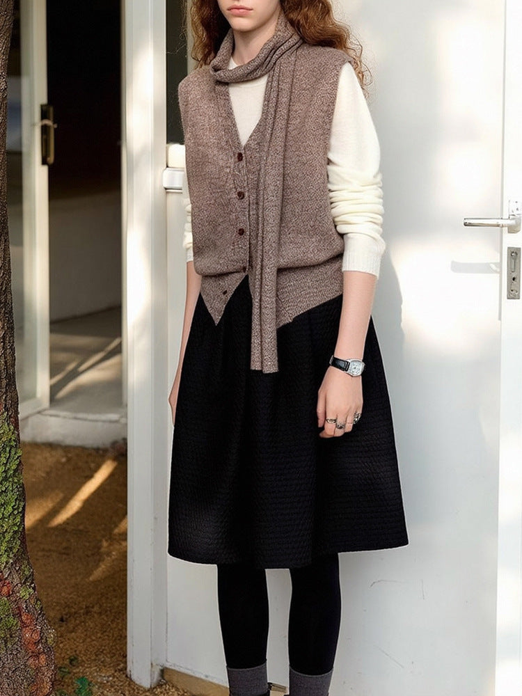 Vintage Draped Knit Top Secondary image