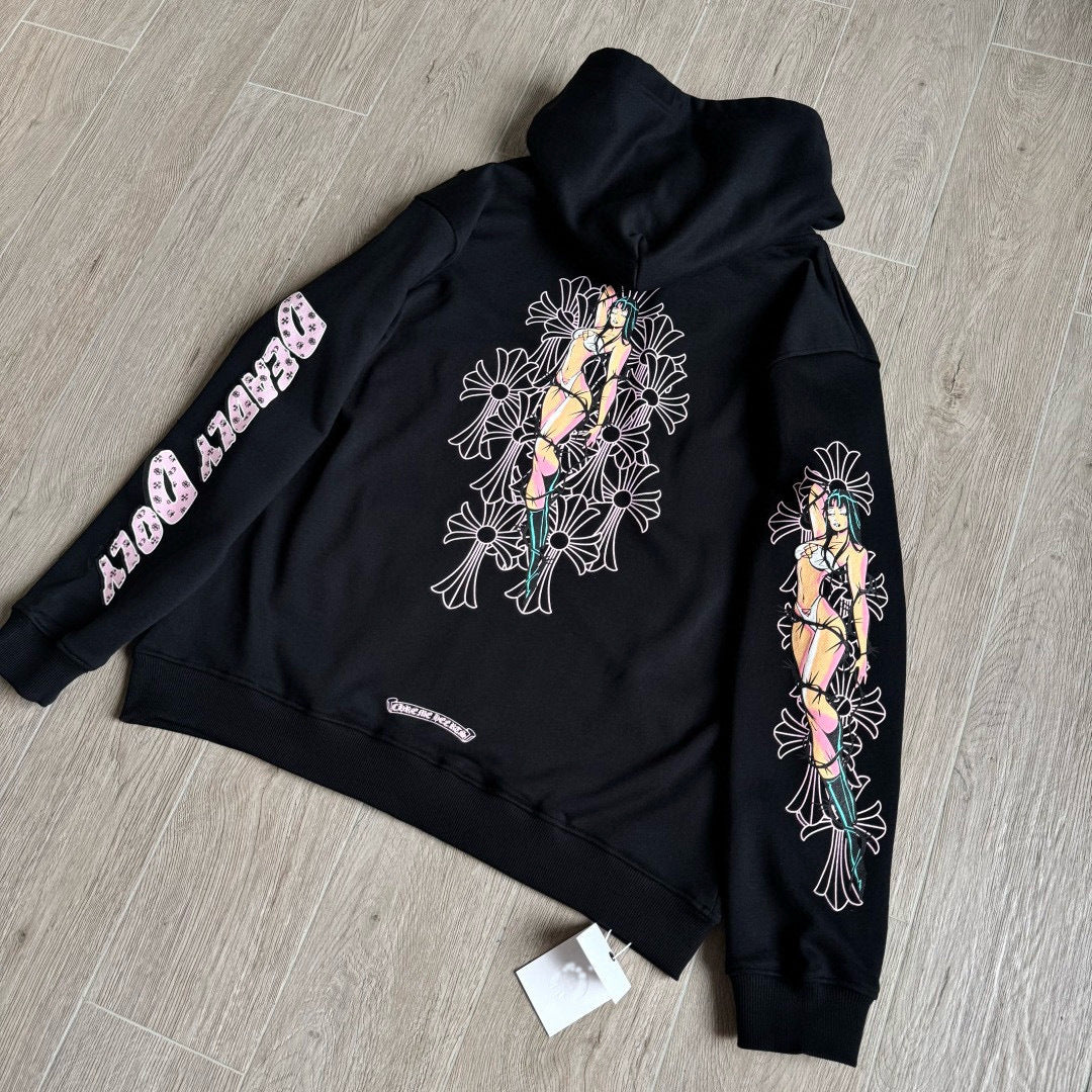Deadly Doll Comic Print Zip Hoodie Main image