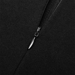 Witch Irregular Sharp Punk Cotton Linen Knit Mid-length Gothic Dress