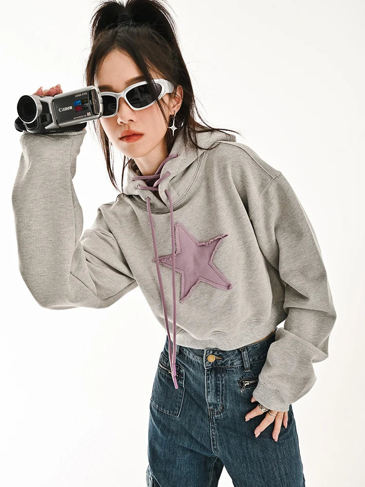 American Retro High Fashion Casual Loose Vintage Streetwear Pullover Hoodie