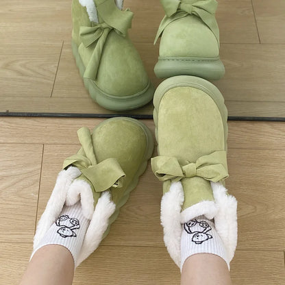 Thickened Plus-piled Long Plush Non-slip Warm Cotton Snow Boot