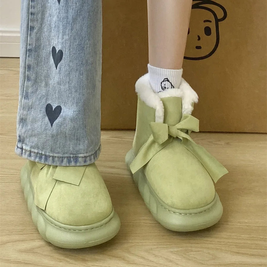 Thickened Plus-piled Long Plush Non-slip Warm Cotton Snow Boot Secondary image