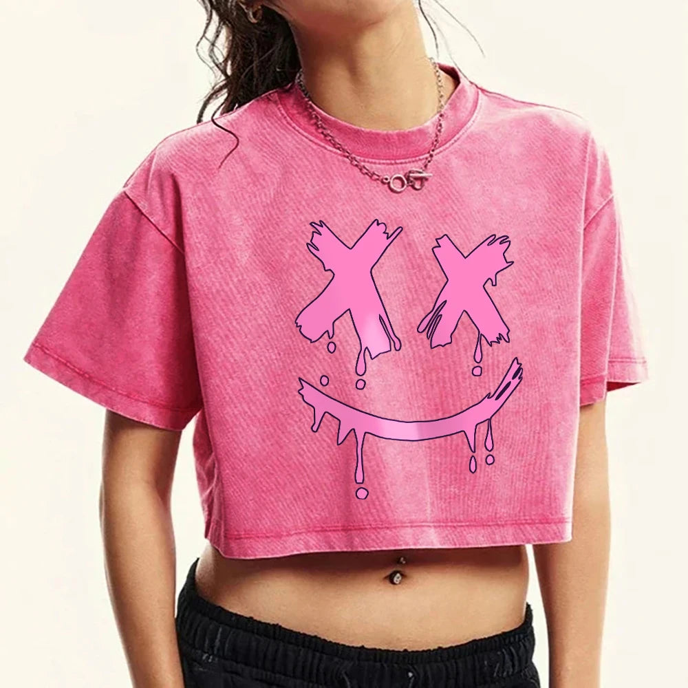Drooling Face Washed Retro T-shirt Secondary image