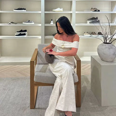 Khaki Backless Zipper Corset Two Piece Pants Set