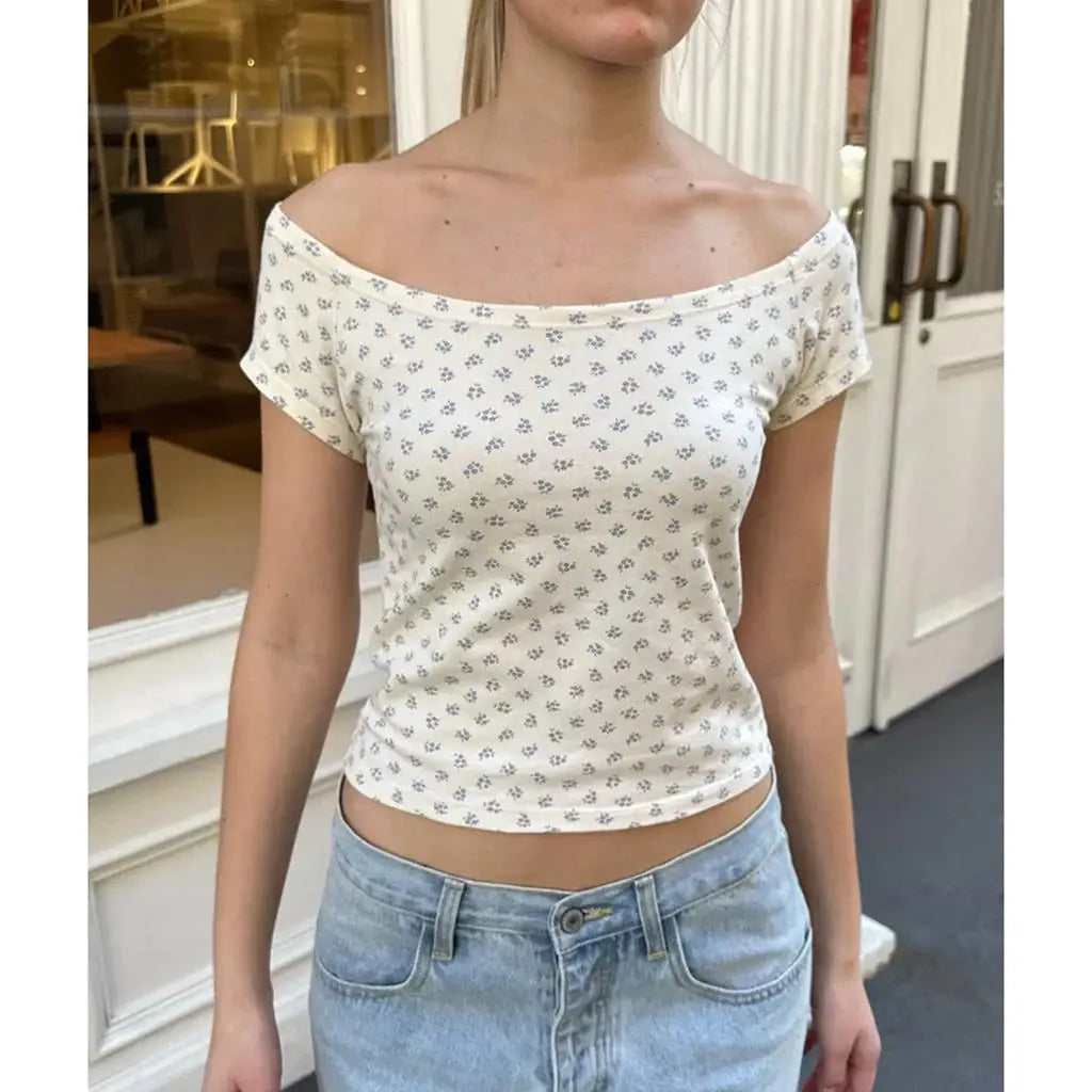 Floral Print Aesthetic Baby Strapless Main image
