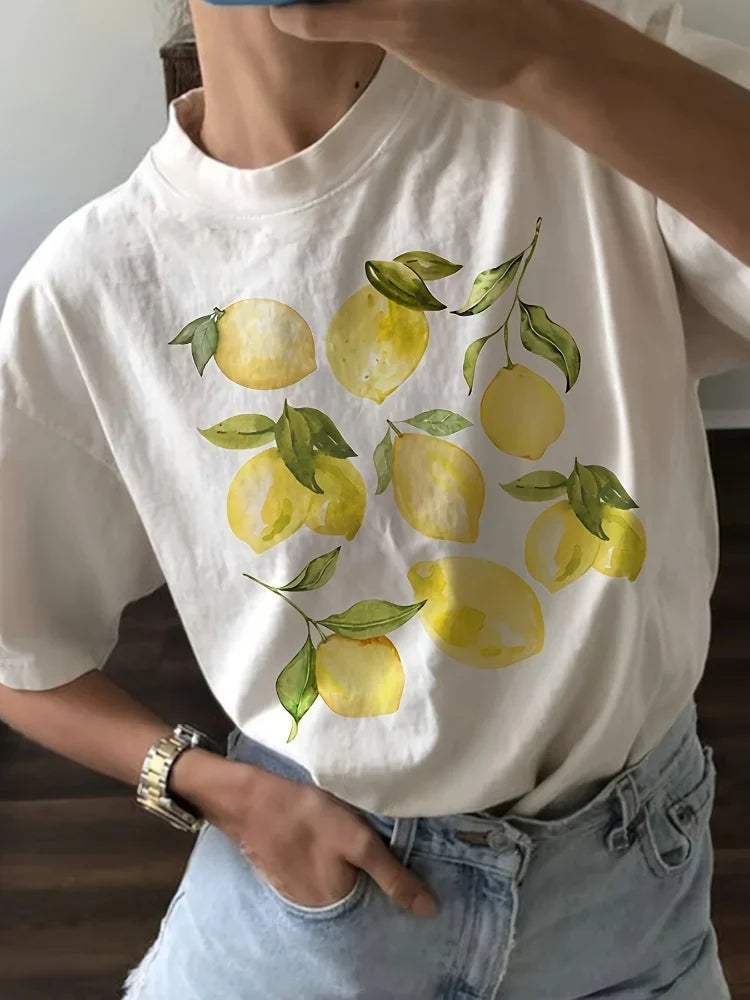 Lemon Botanical Print T-shirt Main image