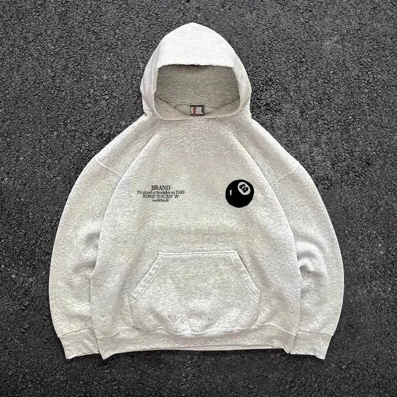 Graphic Print Oversized Hoodie Secondary image