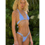 Plaid Print Micro Thong Bikini Sets