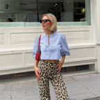 Slim Fit Versatile Bow Poplin Short Blouse