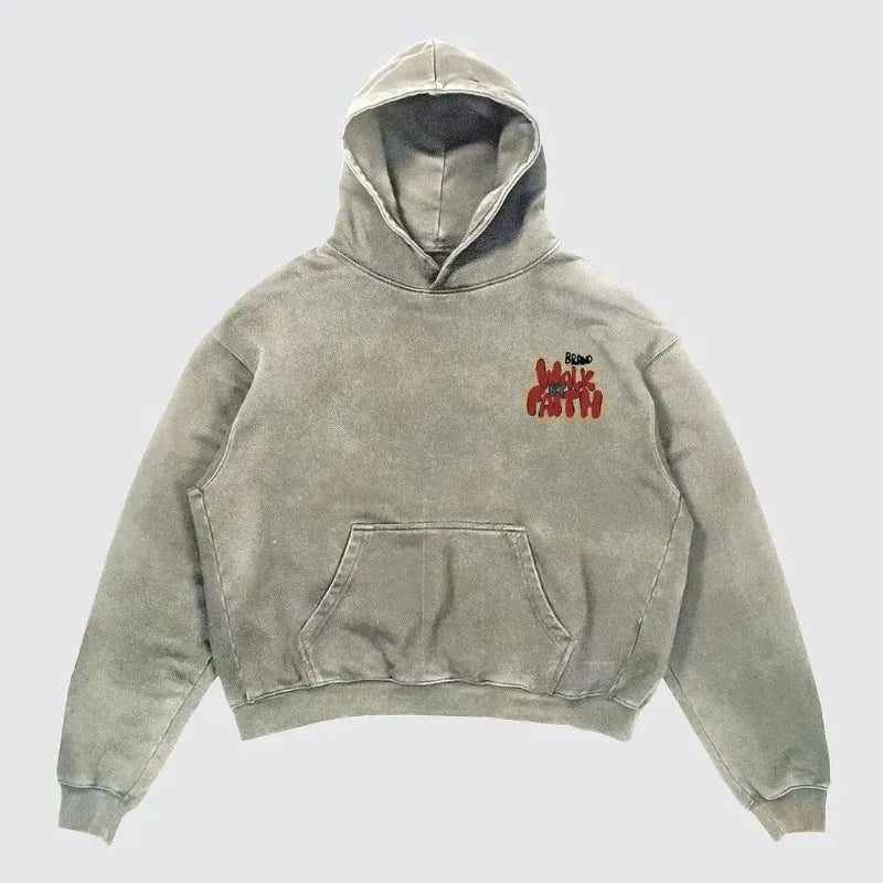 Harajuku Graphic Pullover Hoodie Secondary image