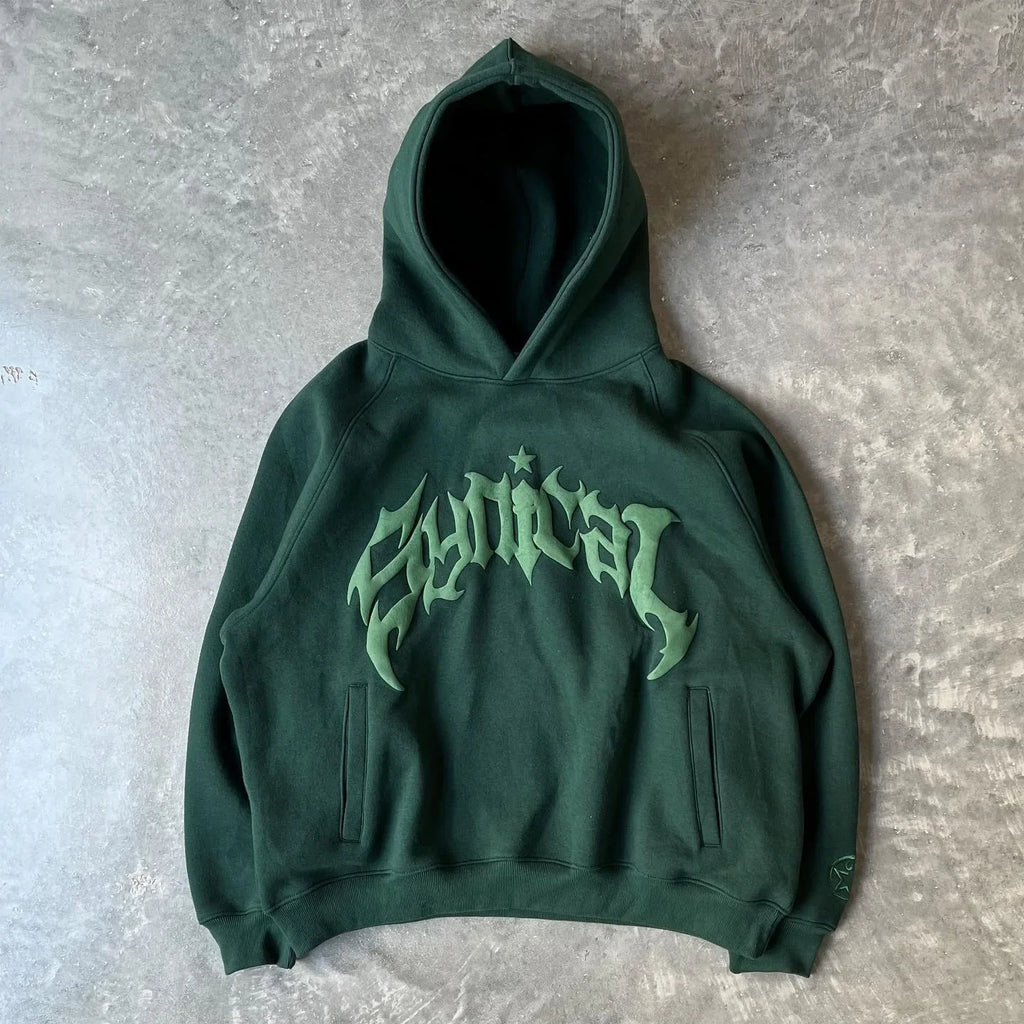Gothic Star Oversized Hoodie