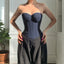 Fishbone Bustier Off-Shoulder Strapless