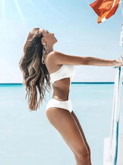 Waistless Braided Bodysuit One Piece Swimwear