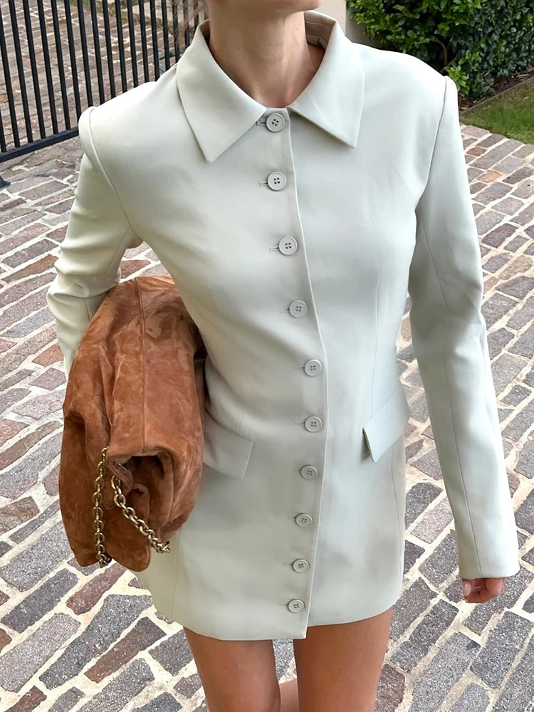 Single-Breasted Pocket Dress Suit Main image
