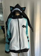 Grunge Zipper Streetwear Hoodie