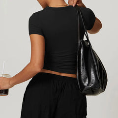 Push Up Quick Dry Gym T-shirt