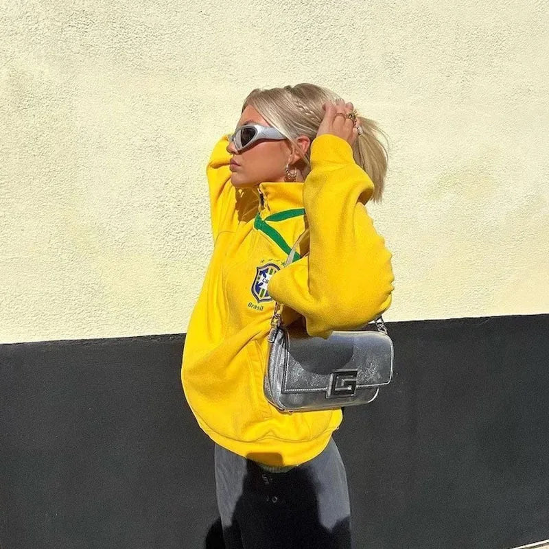 Graphic Football Defender Hoodie