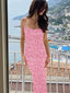Fairy Floral Backless Slip Maxi Dress