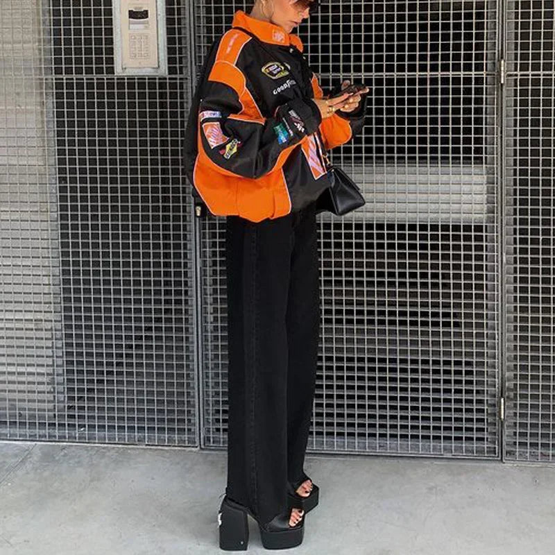 Letter Sporty Baseball Jacket Main image