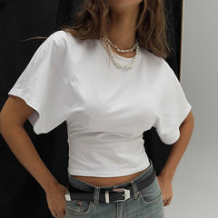Waist Slimming Shoulder T-shirt
