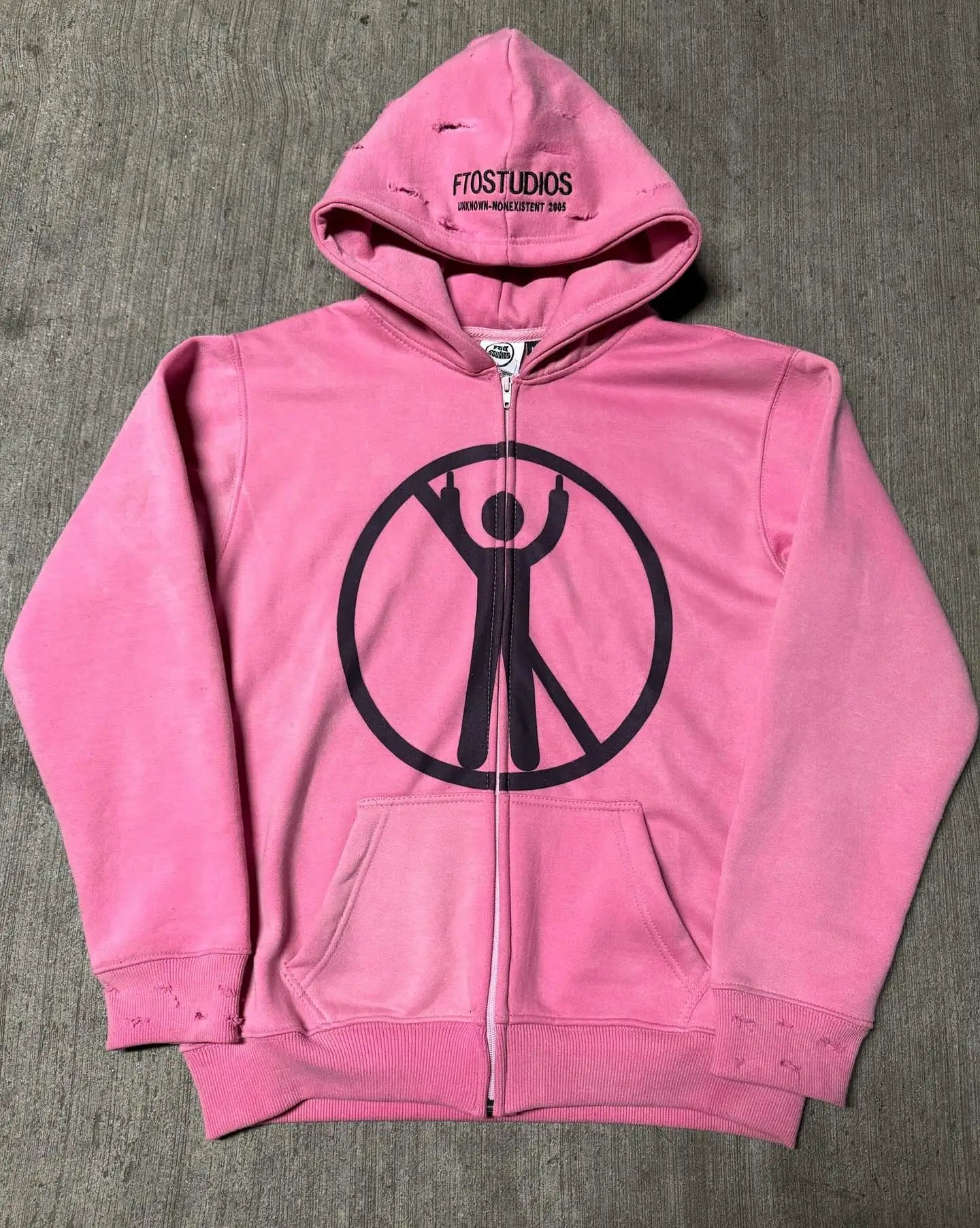 Punk Grunge Oversized Hoodie Main image