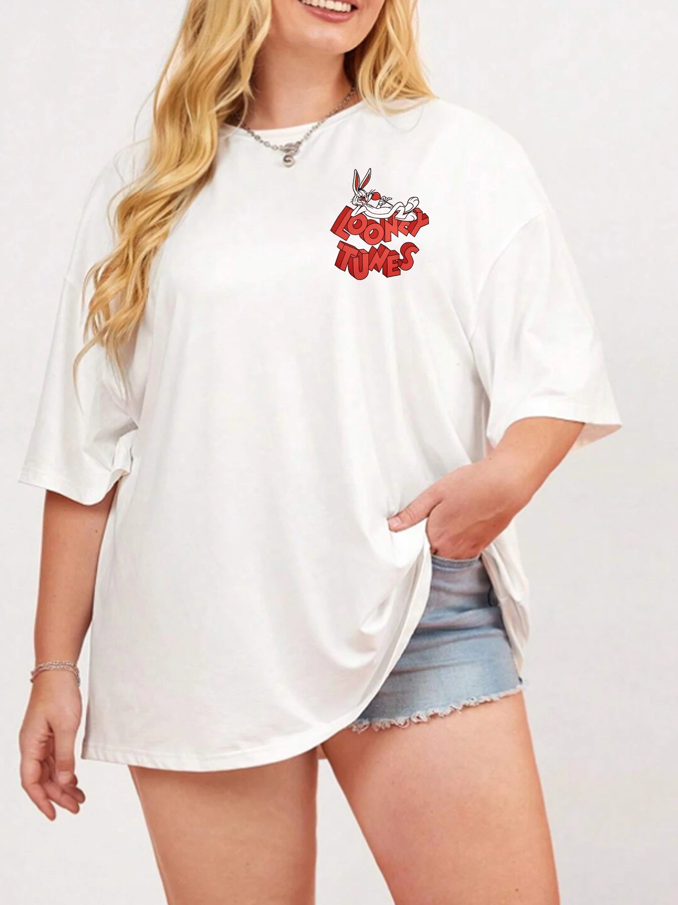 Wild Print Elastic Fit T-shirt Main image