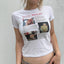 Gothic Letter Fairy Crop T-shirt