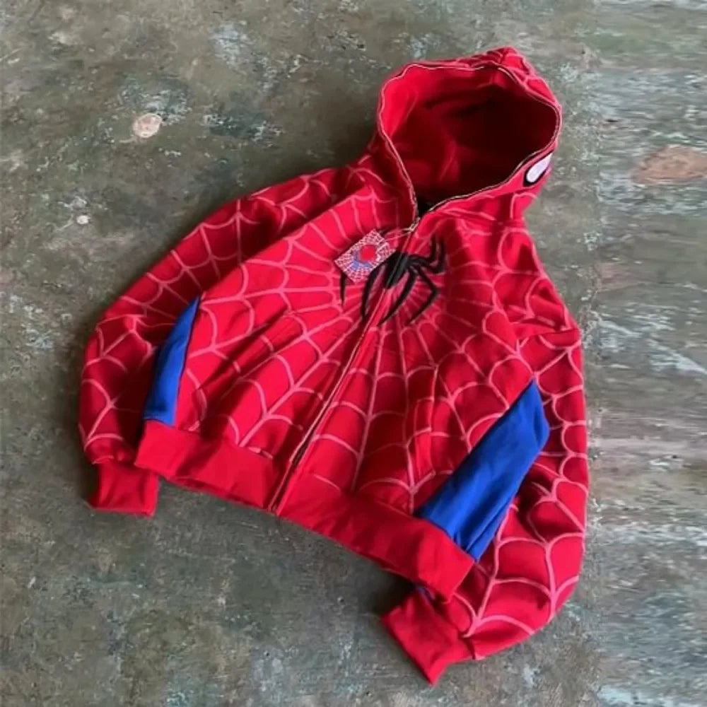 3D Spider Print Oversized Hoodie Main image