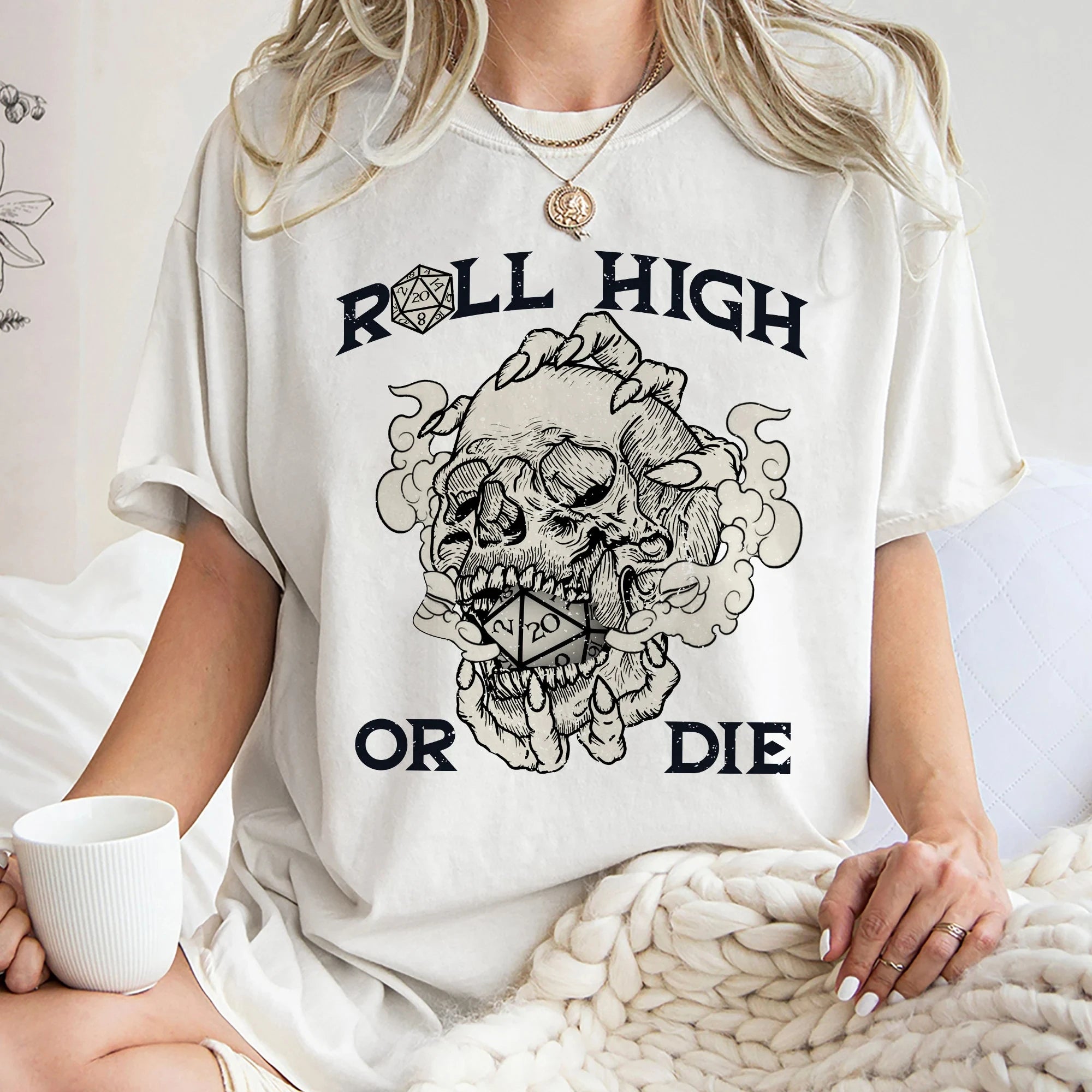 Graphic Cotton Unisex Round T-shirt Secondary image