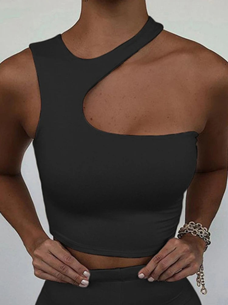 Cut Out Off Shoulder Sport Cami Top Secondary image