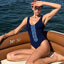 Floral Push Up High Waist One Piece Swimwear