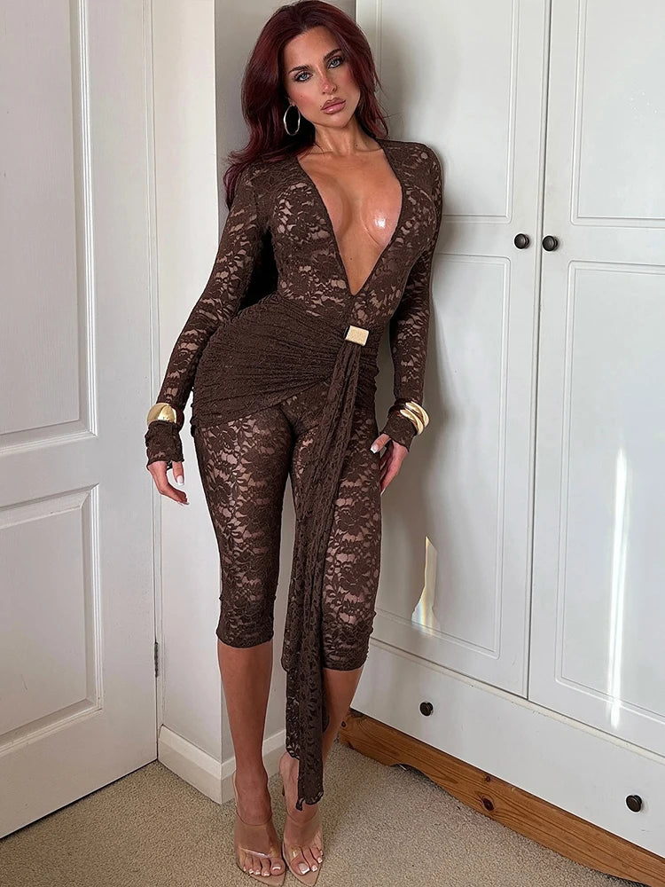 Jacquard Tassel Cinched Waist Romper Secondary image