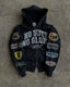 Vintage Gothic Streetwear Hoodie
