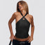 Vintage Halter Bandage Leather Backless Cami Top
