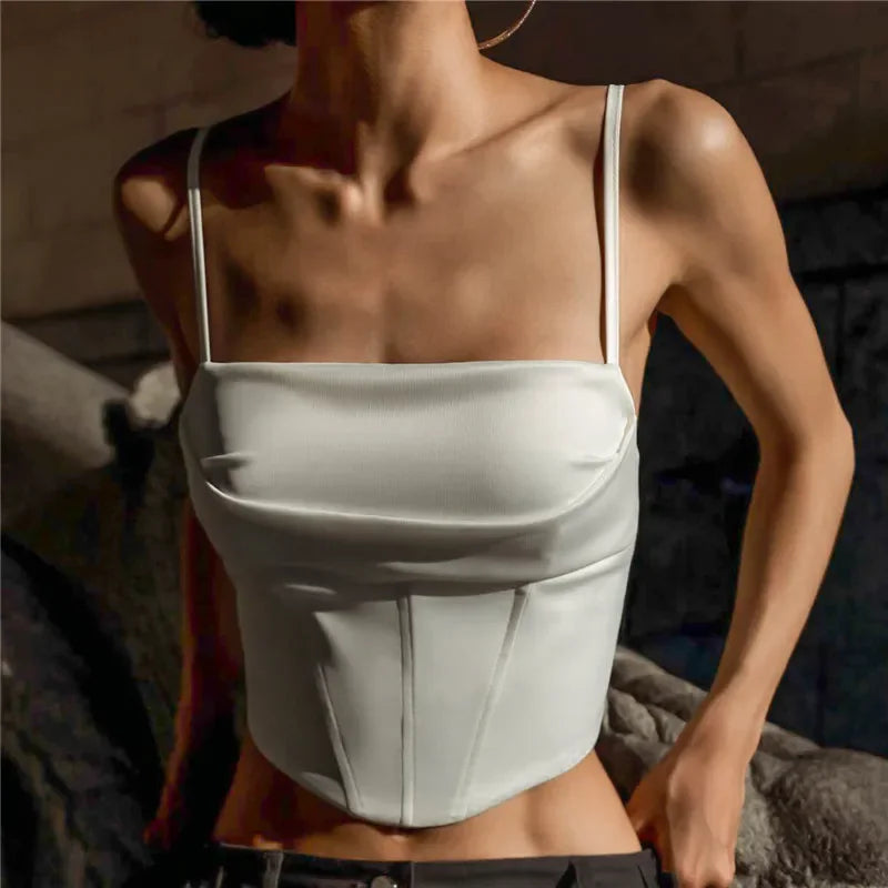 Sleeveless Backless Bandage Strap Cami Top Main image