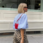 Slim Fit Versatile Bow Poplin Short Blouse