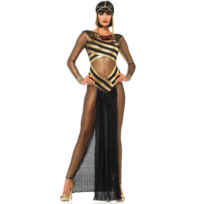 Sexy Egyptian Pharaoh Cleopatra Adult Queen Cosplay Halloween Costume