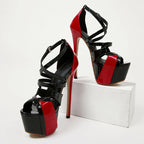 Glamorous  Peep Toe Extreme High Heel Wedding Banquet High Heel High Heel