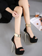 Glamorous  Women’s 16CM High Heel Summer High Platform Open Toe High Heel