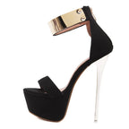 Glamorous  Women’s 16CM High Heel Summer High Platform Open Toe High Heel